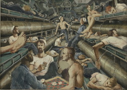 Crew's Quarters Aboard Us Submarine