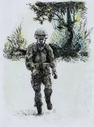 Soldier in a Field