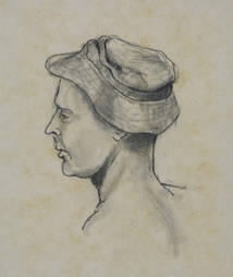 Portrait Sketch of Soldier