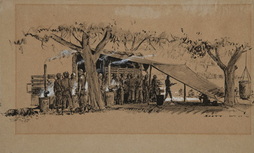 Chowline in a Dutch Apple Orchard