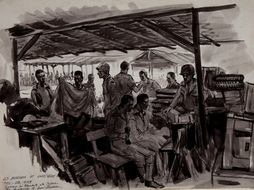 Turning In Blankets Before Invasion...