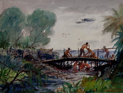 Building a Bridge at Cape Gloucester