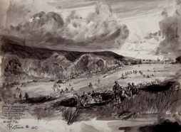 Marines Advancing Toward Airstrip At...