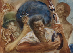 Natives And Soldier