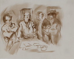 War Drawing shown at Midtown...