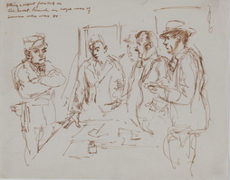 War Drawing shown at Midtown...