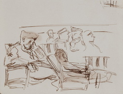 Untitled (Six Seated Figures)