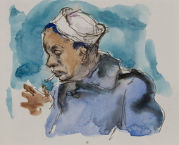 Untitled (Smoking Sailor)