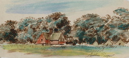 Walton Hall Bivouac Sketch