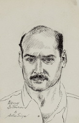 Harry Gottesman Ink Drawing