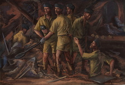 South African Sappers In The Synagogue