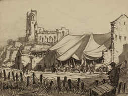 A Salvage Depot at The Front
