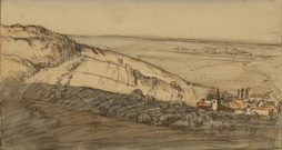 View Of Countryside From High