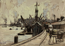Dock With Boats