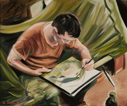 Sgt Manuszak Painting in The...