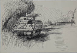 Study for Painting of CMTC, Hohenfels