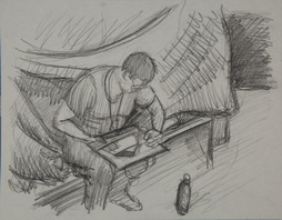 Study for Painting of Army...