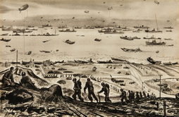 Omaha Beach From The Bluff