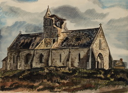 Damaged Church At La Stelle