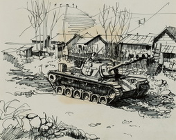 Tank at Fort Beavers