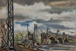 Crane In Action On The Bridge At Pompey