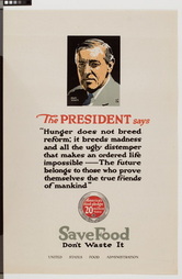 The President Says Hunger Does...