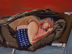 American Flag For A Pillow