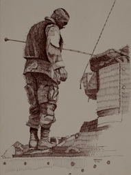American Soldier On Top Of Bradley
