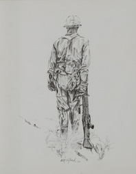 Soldier with Machine Gun