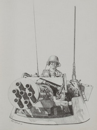 Tank Machine Gun and Tanker