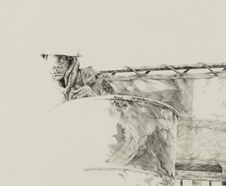 Faces: Right And Left (On Two Sheets)