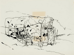 Sketch, Tent and Supplies
