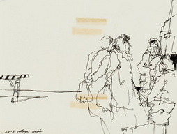 Sketch of Women in Village