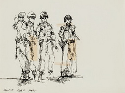 Sketch of M.P. At Gate 5, Yongsan