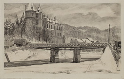 D S Bailey Bridge Over L'ourthe River,
