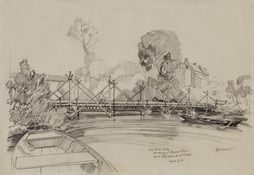 Heavy Ponton Trestle At Crossing...