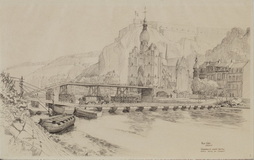 Reinforced Heavy Ponton Bridge Across...