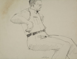 Sketch Of Fellow Combat Artist...