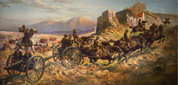 FIELD ARTILLERY ON THE MOVE