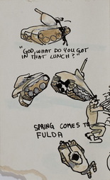 Cartoon Sketches of Tanks