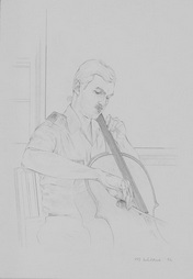 Army Musician Playing Cello