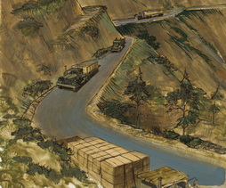 Convoy Going Thru Mang Yang Pass
