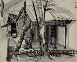 Vietnamese Houses (Two sketches numbered...