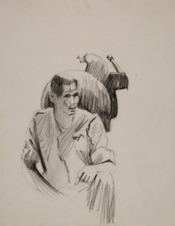 Study Of A Black Soldier