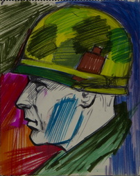 Color Study Of A Face