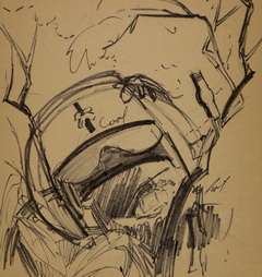 Crash Scene Of A Huey Helicopter