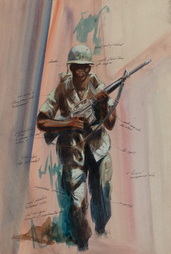 Color Study Of Negro Gi