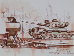 Tanks Being Moved