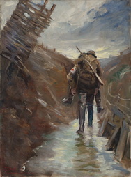 A Trench Ambulance on the Firing Line