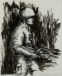 Soldier Carrying Weapon